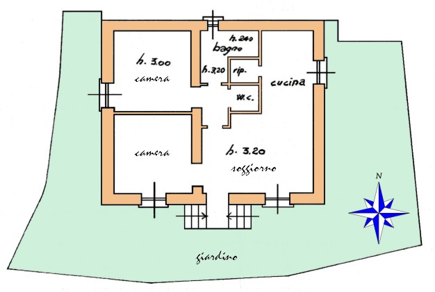 Pianta della casa