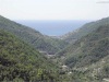 La valle che scende verso mare