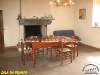 Sala da pranzo con camino