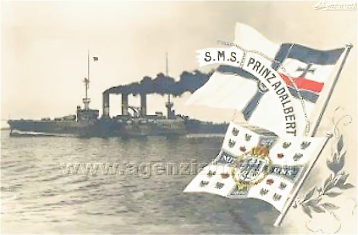 Navi da guerra SMS Prinz Adalbert 1901 incrociatore pesante in