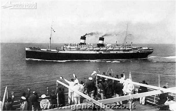 Agenzia Bozzo Foto Navi A Vapore 1850 1950 Piroscafo Roma 
